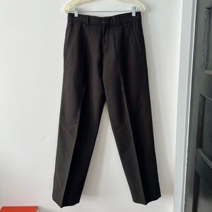 COS Brown/Black Relaxed Dress Pants for Men